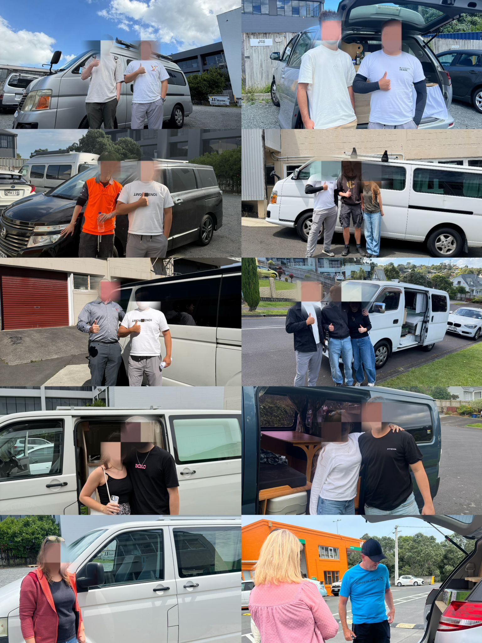 Morgan Autos happy customers - delivery photos