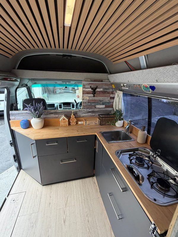 Campervan kitchen